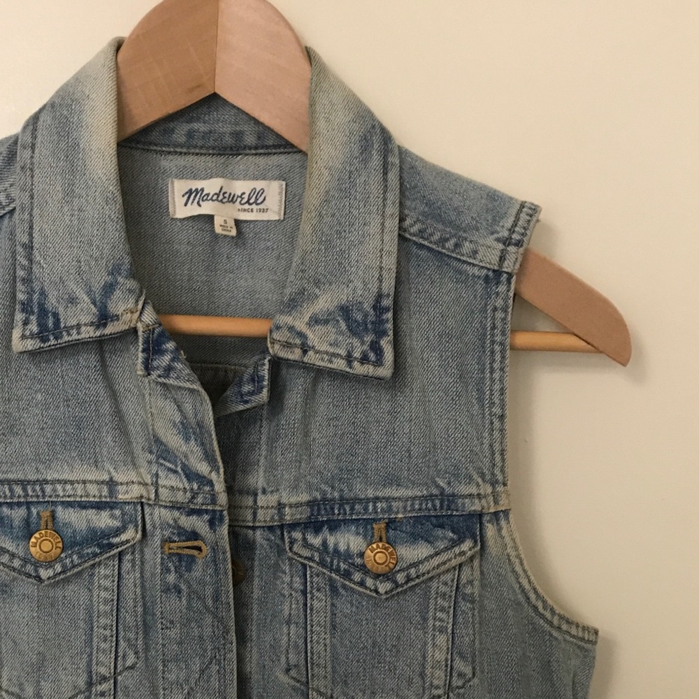 Madewell denim vest